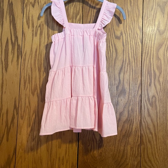 Pink Ruffled Kids Dress - Picture 3 of 3